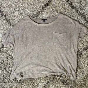 American Eagle Cozy Casual Beige Women's Top
